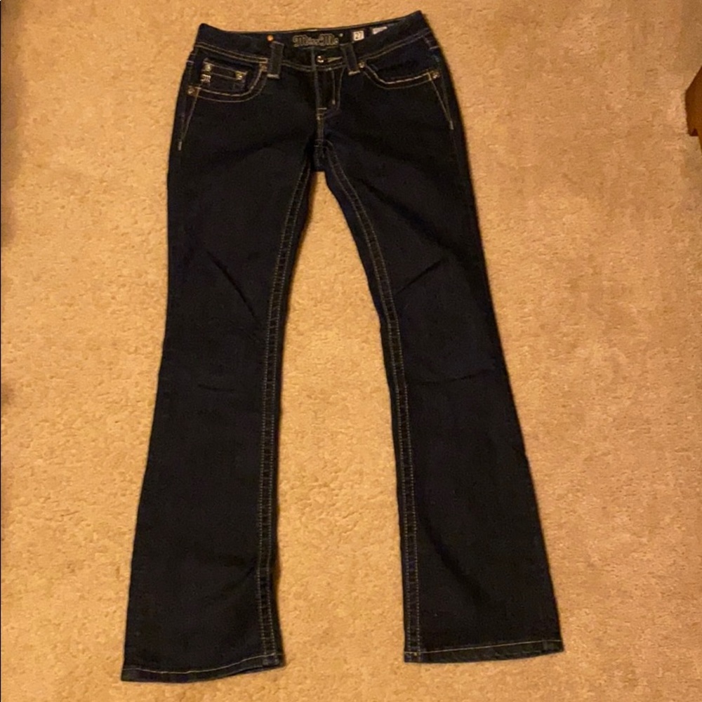 Dark miss me flare jeans BUCKLE